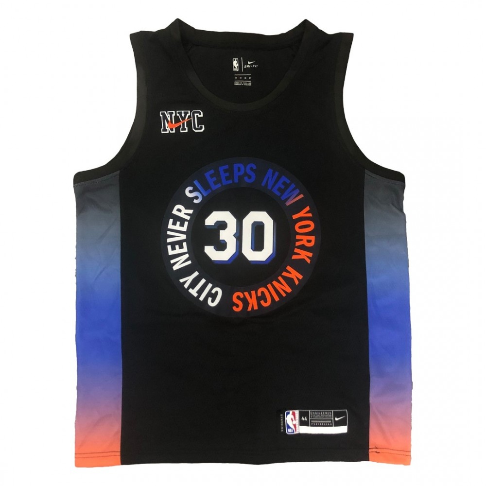 Men's New York Knicks Julius Randle #30 Black 2020/21 Swingman Jersey - City Edition-Pro Kit Vault | Brand New 26/27 Sports Jerseys